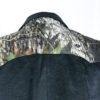 Camo Sports Coat l Back of Black Ultrusuede Sport Coat with New Mossy Oak Breakup Yoke