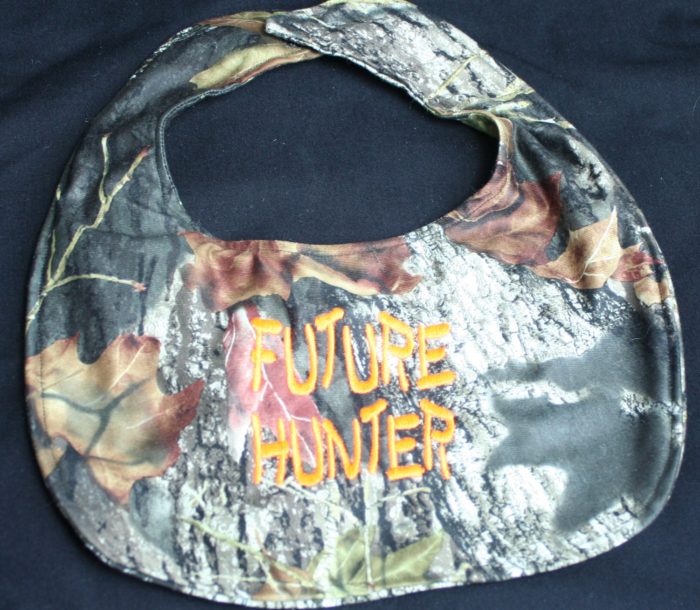 The Formal Sportsman Kid's Baby Bib w/Future Hunter Embroidery: New Mossy Oak Break Up ®