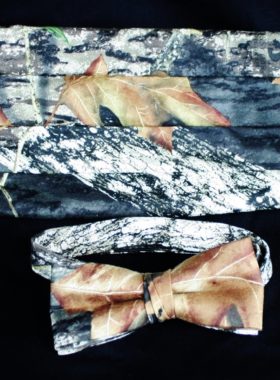 Camo Cummerbund Set l Cummerbund and Bow Tie Set-New Mossy Oak Breakup