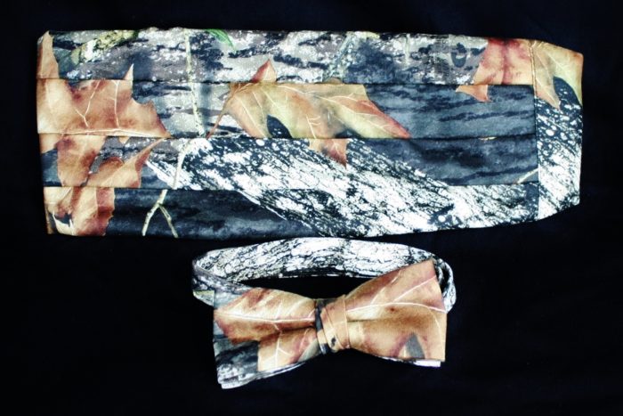 Camo Cummerbund Set l Cummerbund and Bow Tie Set-New Mossy Oak Breakup