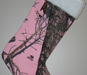 Christmas Stocking:   Mossy Oak Pink ®