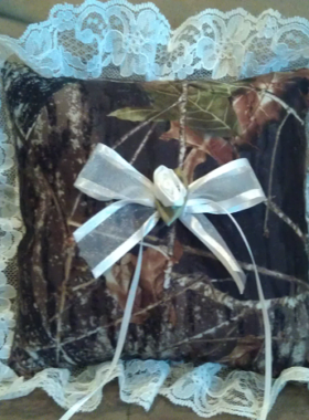 The Formal Sportsman Ring Bearer Pillows: New Mossy Oak Break Up ®
