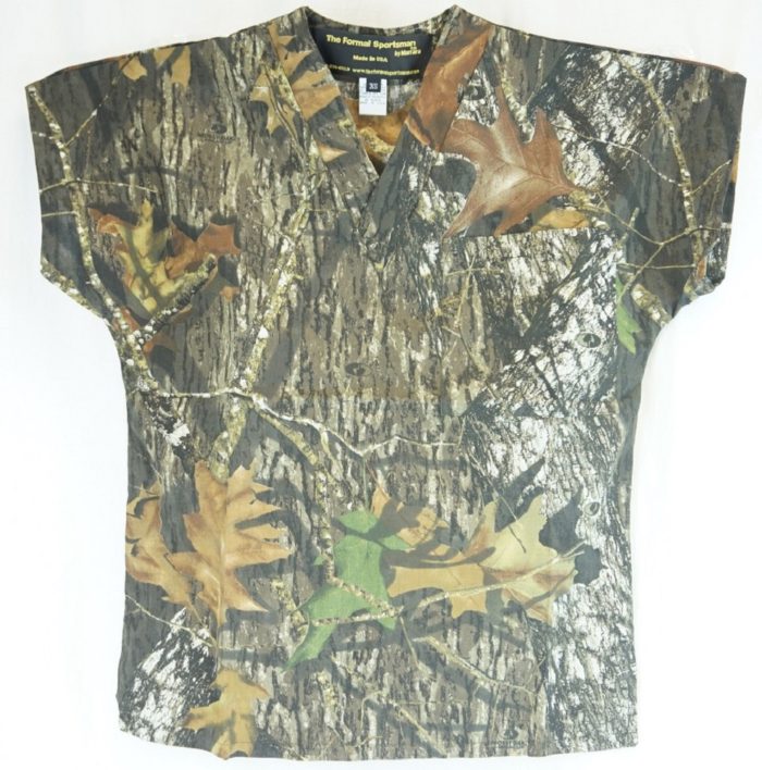 The Formal Sportsman Mossy Oak Break-Up ®  Scrub Top Medical -Unisex