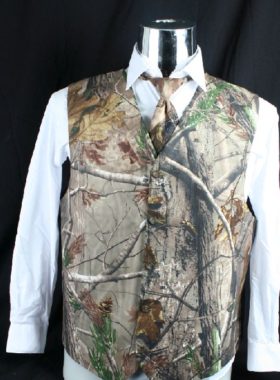 The Formal Sportsman Realtree AP ®  Camo Full Back Vest Formal and Wedding