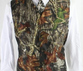 Formal New Mossy Oak Break-Up ®  Camo Full Back Vest Formal and Wedding