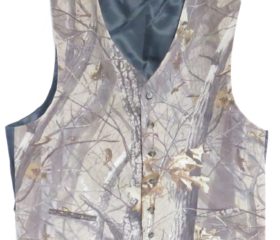 The Formal Sportsman Realtree Hardwood ® Full Back Camo Vest Wedding and Formal