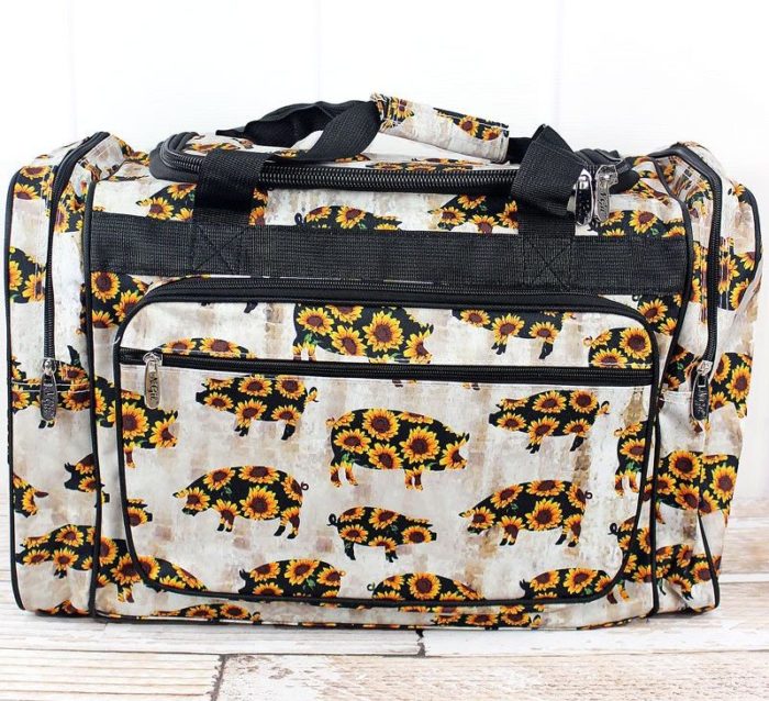 Sunflower Pig Duffle